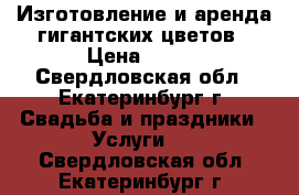 Изготовление и аренда гигантских цветов › Цена ­ 500 - Свердловская обл., Екатеринбург г. Свадьба и праздники » Услуги   . Свердловская обл.,Екатеринбург г.